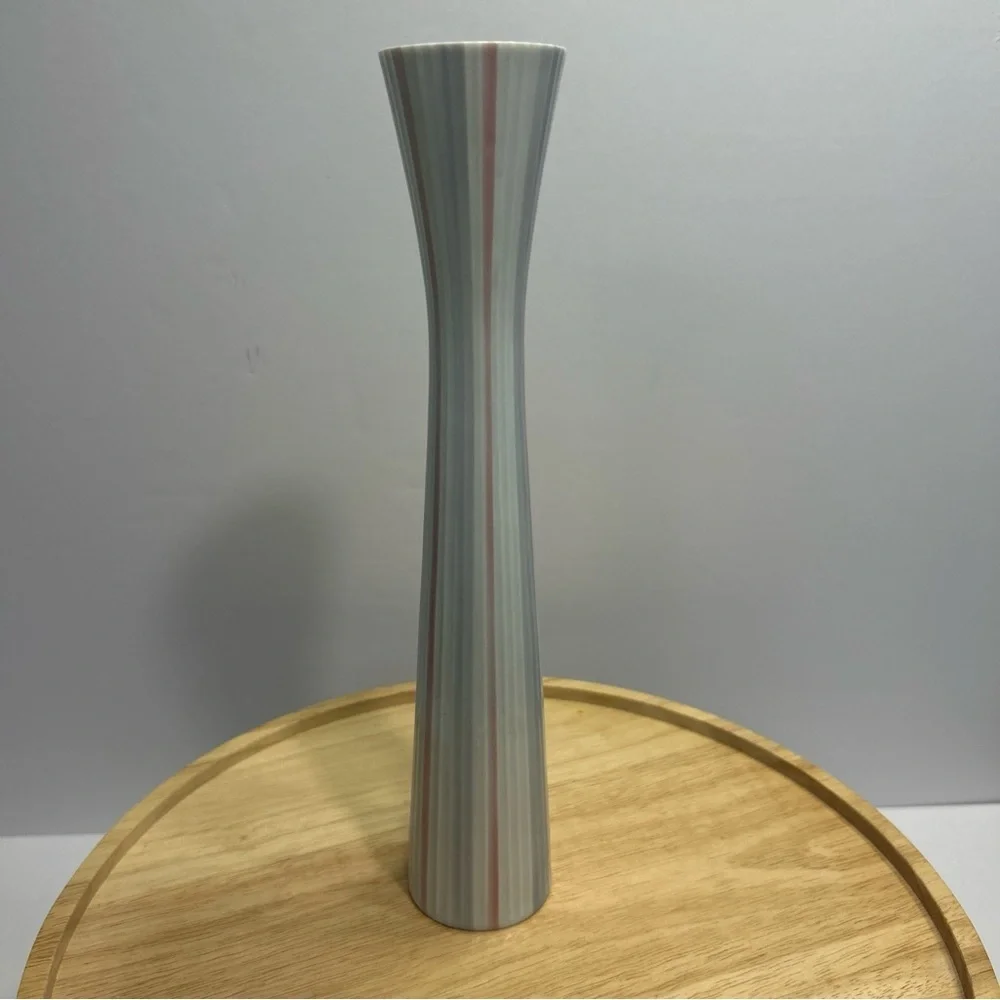 VTG Rosenthal Germany Faceted Striped Vase